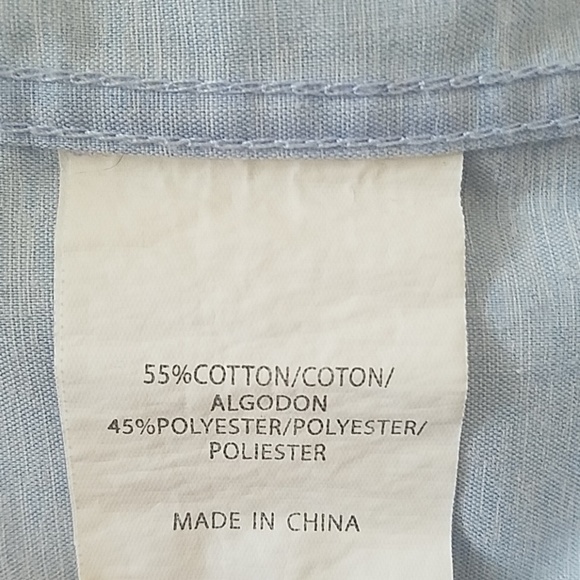 Molokai Surf Co Blue Button Down Dress Shirt - Picture 6 of 8